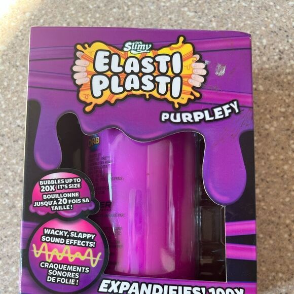 Elasti Plasti Purflefy ~ Ball ~ Balloon ~ Toy ~ Slime - Picture 2 of 4